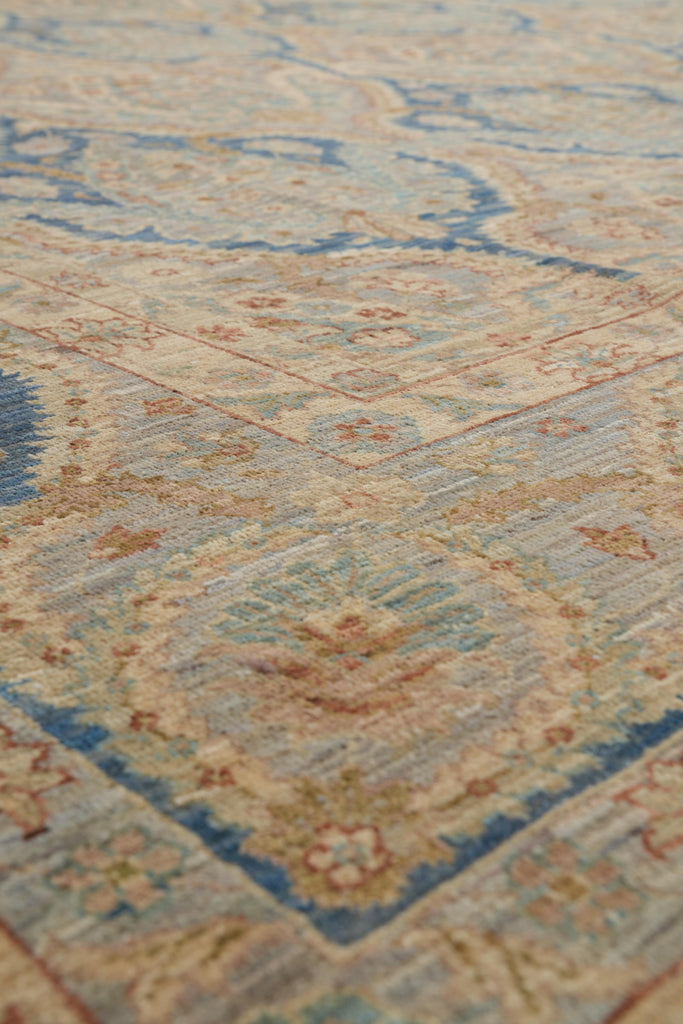 8.11 x 12.1 Chobi Zigler Peshawar Neutral Rug Transitional #F-4166