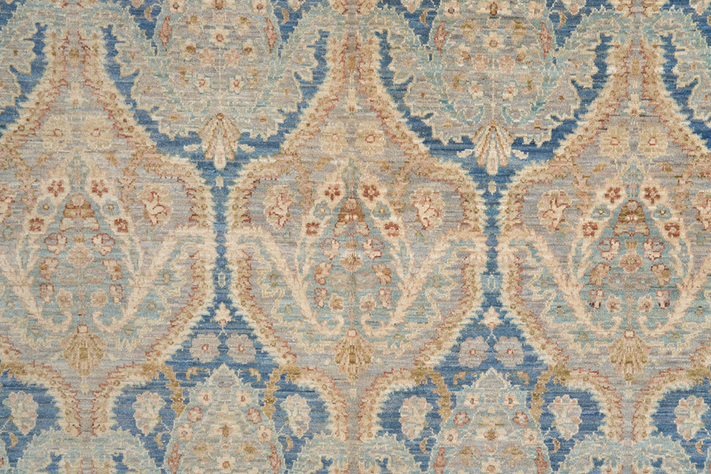 8.11 x 12.1 Chobi Zigler Peshawar Neutral Rug Transitional #F-4166