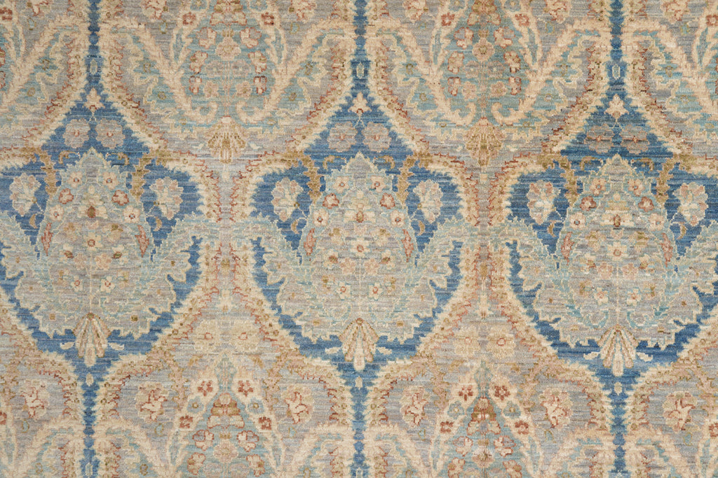 8.11 x 12.1 Chobi Zigler Peshawar Neutral Rug Transitional #F-4166