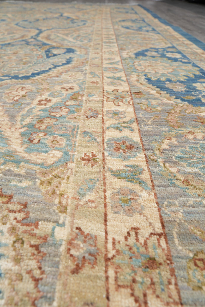 8.11 x 12.1 Chobi Zigler Peshawar Neutral Rug Transitional #F-4166