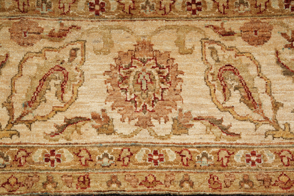 9 x 12.5 Black Chobi Peshawar Quality Wool Rug - view 15