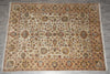 Load image into Gallery viewer, 8.11 x 11.10 Beige and Gold Handmade Agra Rug #F-4167