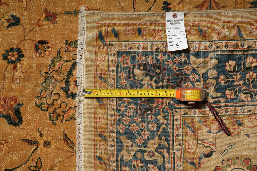 8.1 x 10.1 Quality Nature Wool New Rug-Champaign Low Pile - view 16