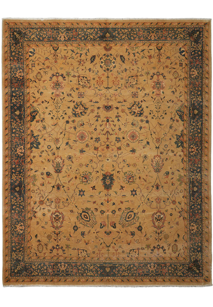8.1 x 10.1 Quality Nature Wool New Rug-Champaign Low Pile