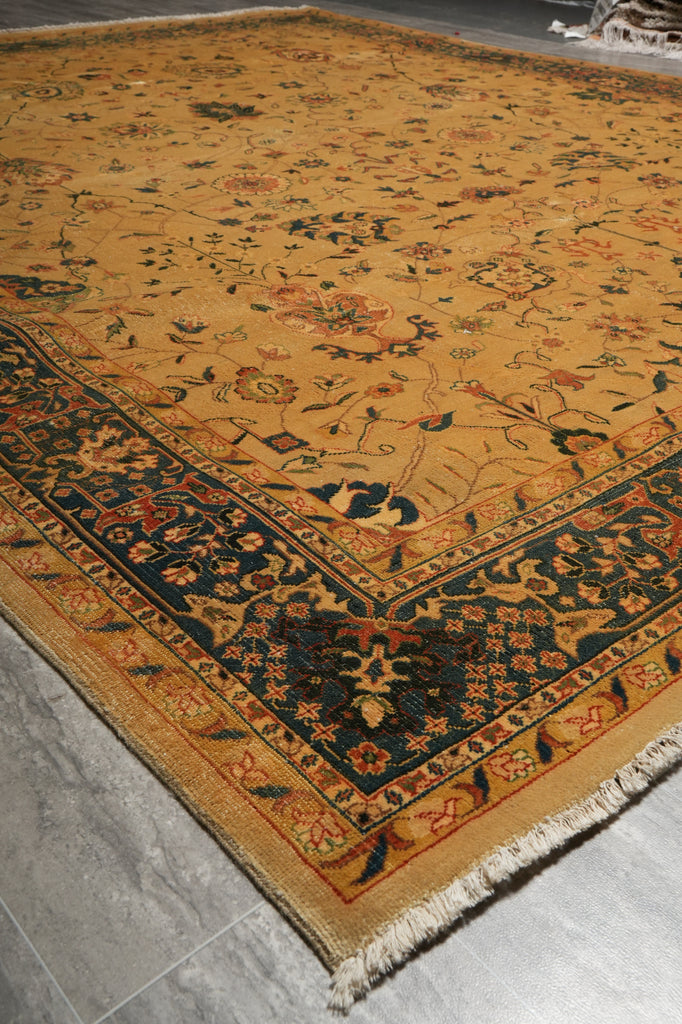 8.1 x 10.1 Quality Nature Wool New Rug-Champaign Low Pile - view 7