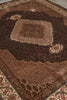Load image into Gallery viewer, 8.2 x 10.1 Black Mahi Tabriz Handmade Area Rug Wool And Silk #F-4468