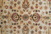 Load image into Gallery viewer, 8.11 x 11.10 Beige and Gold Handmade Agra Rug #F-4167