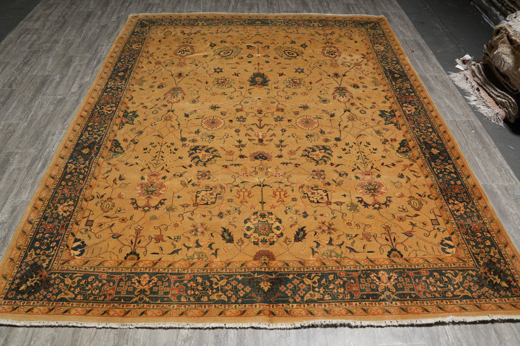 8.1 x 10.1 Quality Nature Wool New Rug-Champaign Low Pile - view 4