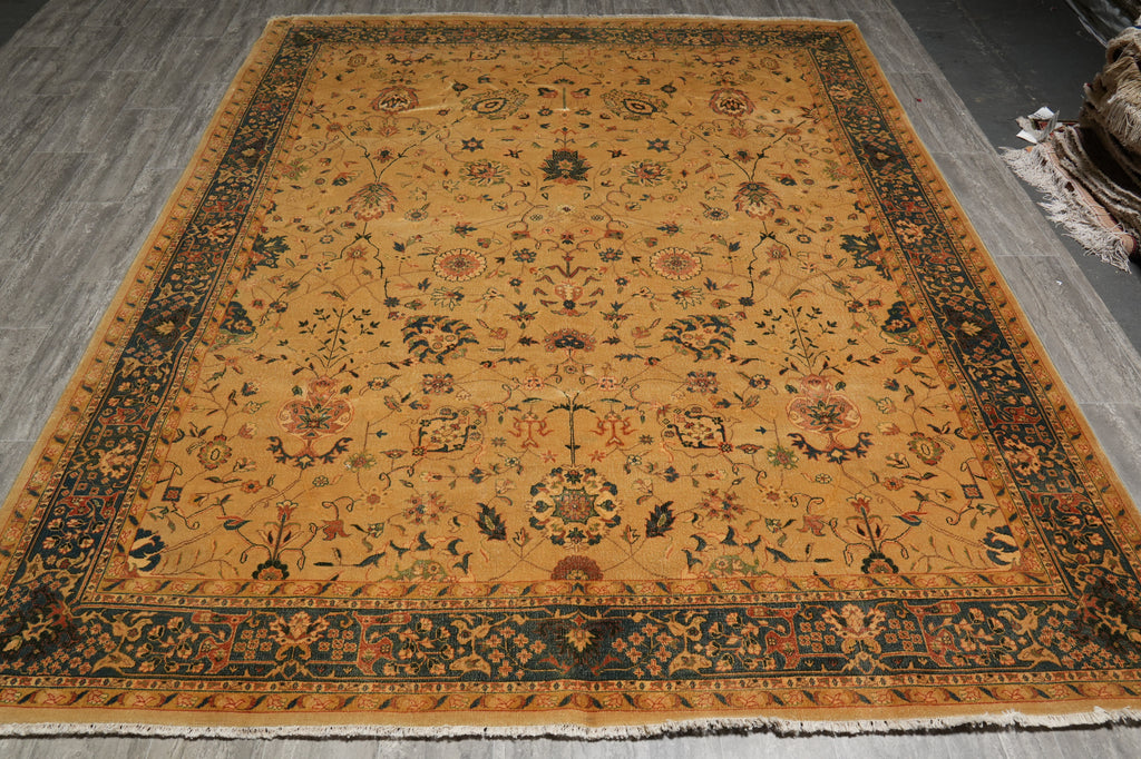 8.1 x 10.1 Quality Nature Wool New Rug-Champaign Low Pile - view 3