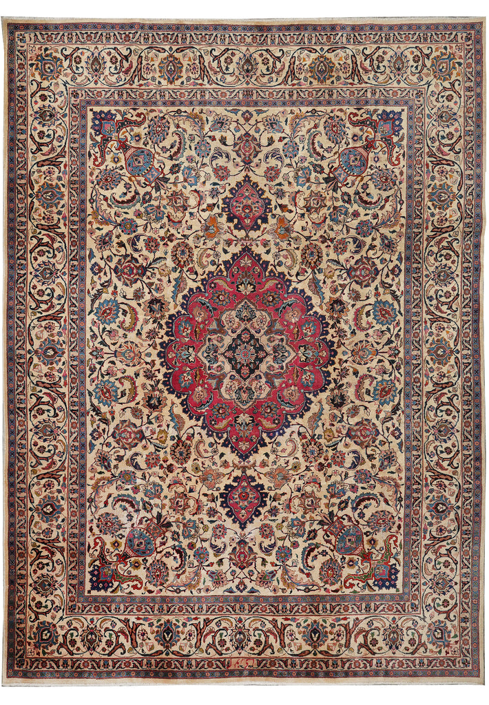 9.6 x 13 Quality Persian Tabriz Rug 1980's SALE #PIX-861