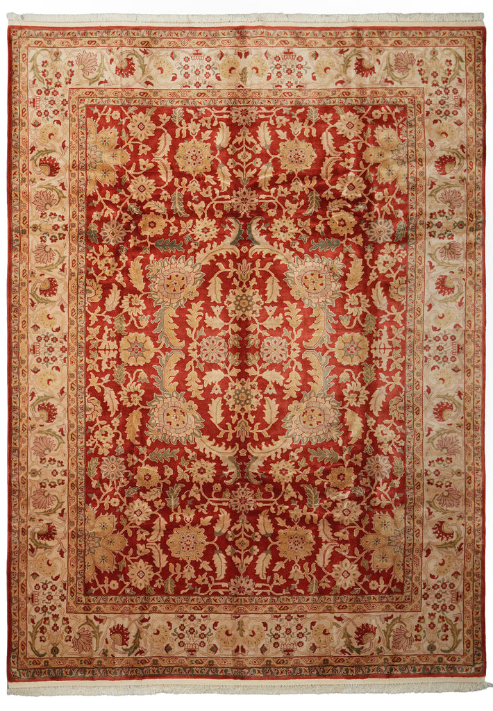 8.10 x 11.8 Quality Zigler Chobi Peshawar Rug Nature Wool