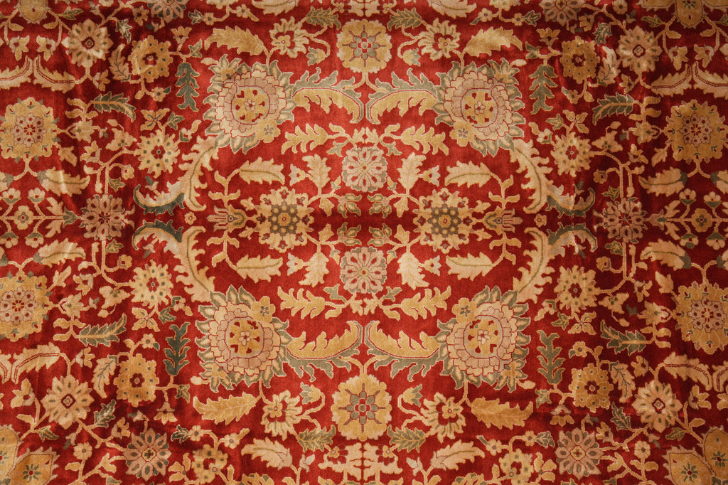 8.10 x 11.8 Quality Zigler Chobi Peshawar Rug Nature Wool - view 7