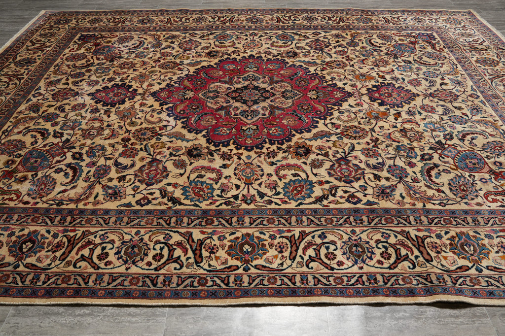 9.6 x 13 Quality Persian Tabriz Rug 1980's SALE #PIX-861
