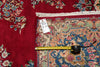 Load image into Gallery viewer, 9 x 12.5 Authentic Persian Kerman Rug Floral Red CLEARANCE SALE  #F-3118