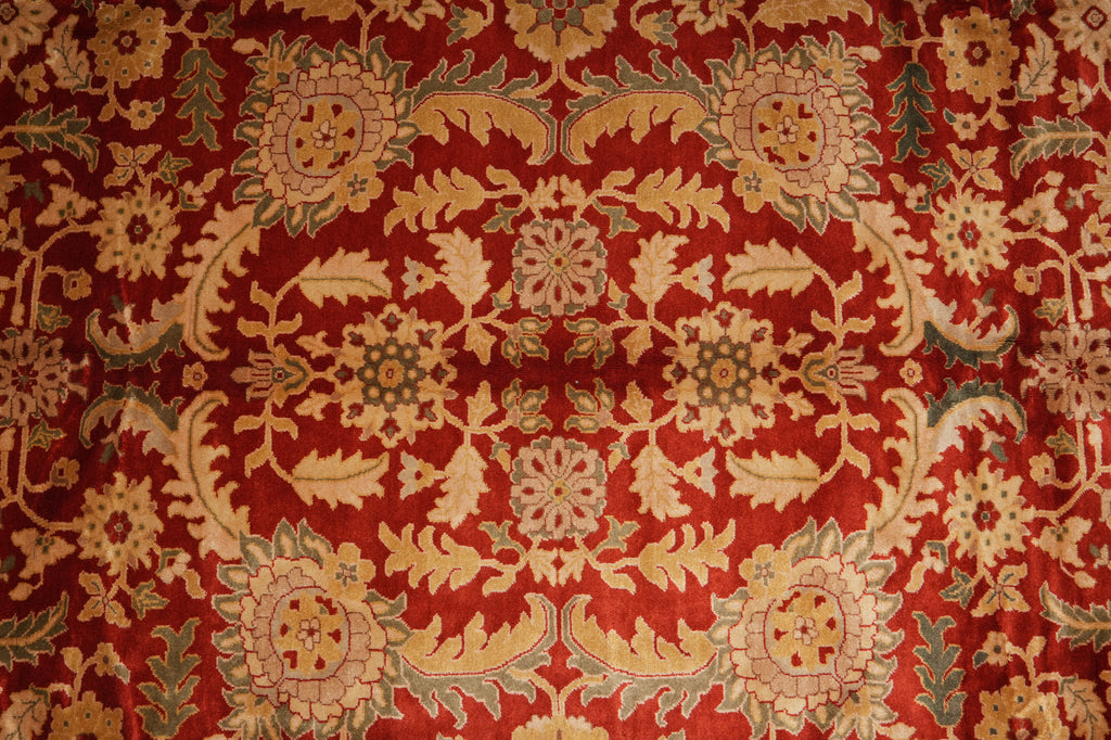 8.10 x 11.8 Quality Zigler Chobi Peshawar Rug Nature Wool - view 8