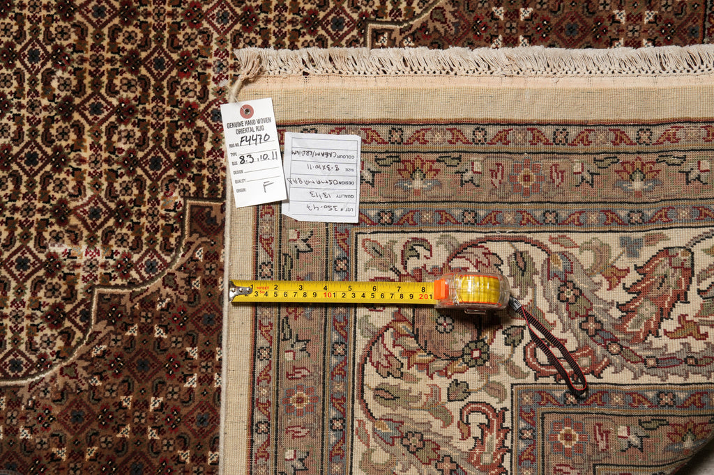8.3 x 11 Quality Handmade Mahi Tabriz Handmade Rug Wool and Silk #F-4470