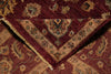 Load image into Gallery viewer, 8.11 x 12.1 Hand-knotted Burgundy Quality Jaipur Rug - view 12