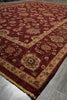Load image into Gallery viewer, 8.11 x 12.1 Hand-knotted Burgundy Quality Jaipur Rug - view 6