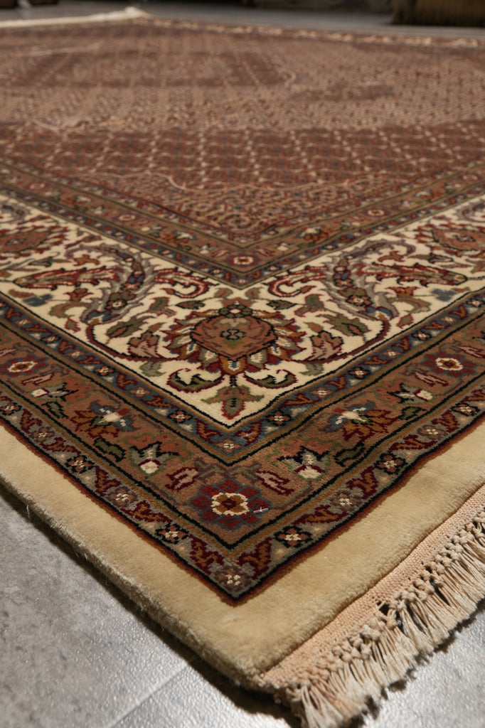 8.3 x 11 Quality Handmade Mahi Tabriz Handmade Rug Wool and Silk #F-4470