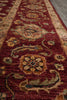Load image into Gallery viewer, 8.11 x 12.1 Hand-knotted Burgundy Quality Jaipur Rug - view 11