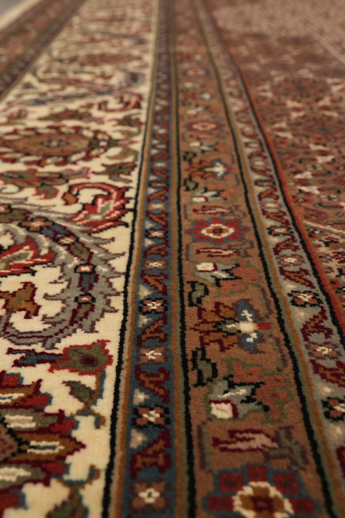 8.3 x 11 Quality Handmade Mahi Tabriz Handmade Rug Wool and Silk #F-4470