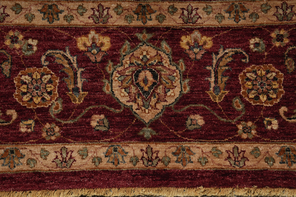 8.11 x 12.1 Hand-knotted Burgundy Quality Jaipur Rug - view 15