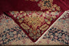 Load image into Gallery viewer, 10 x 13.3 Authentic Persian Kerman Rug RICH Burgundy Iran Elegant Floral Carpet #PIX-11746
