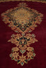 Load image into Gallery viewer, 10 x 13.3 Authentic Persian Kerman Rug RICH Burgundy Iran Elegant Floral Carpet #PIX-11746