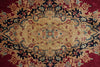 Load image into Gallery viewer, 10 x 13.3 Authentic Persian Kerman Rug RICH Burgundy Iran Elegant Floral Carpet #PIX-11746