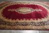 Load image into Gallery viewer, 10 x 13.3 Authentic Persian Kerman Rug RICH Burgundy Iran Elegant Floral Carpet #PIX-11746