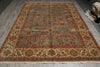 Load image into Gallery viewer, 8.8 x 11.11 Light Blue Quality Handmade Jaipur Rug - view 3