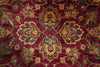 Load image into Gallery viewer, 12 x 18 Quality Hand-knotted Jaipour Rug Burgandy Green Traditional Area Carpet  #F-3119