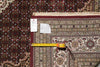 Load image into Gallery viewer, 8 x 10 High Quality Soft Wool and Silk Handmade Rug Mahi Tabriz Herati Ruby Red #F-4472
