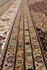 Load image into Gallery viewer, 8 x 10 High Quality Soft Wool and Silk Handmade Rug Mahi Tabriz Herati Ruby Red #F-4472