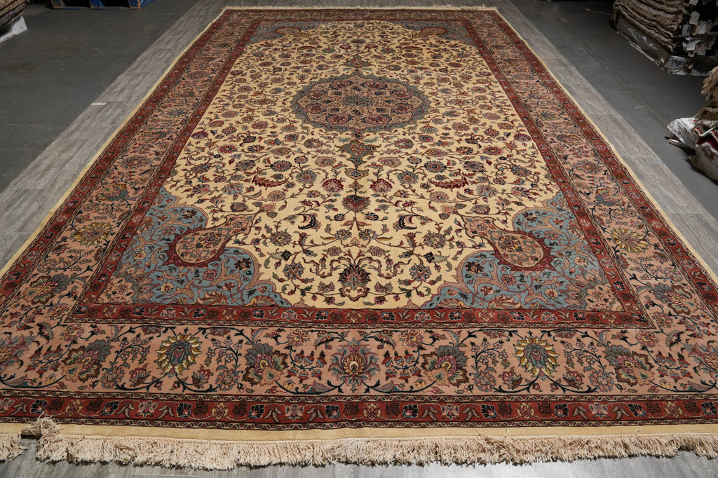 10 x 17.8 Genuine Quality Persian Tabriz Rug Iran 400 KPSI  #PIX-15564