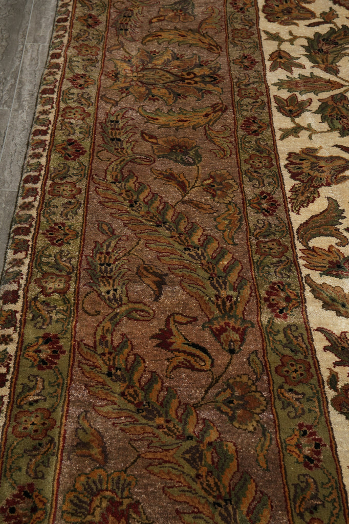 9 x 12.2 Hand-knotted Quality Jaipur Rug Ivory Sage - view 11