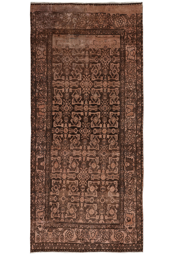 4.4 x 9.11 Old Gallery Size Runner Persian Rug