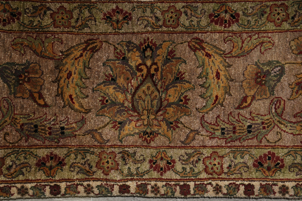 9 x 12.2 Hand-knotted Quality Jaipur Rug Ivory Sage - view 8