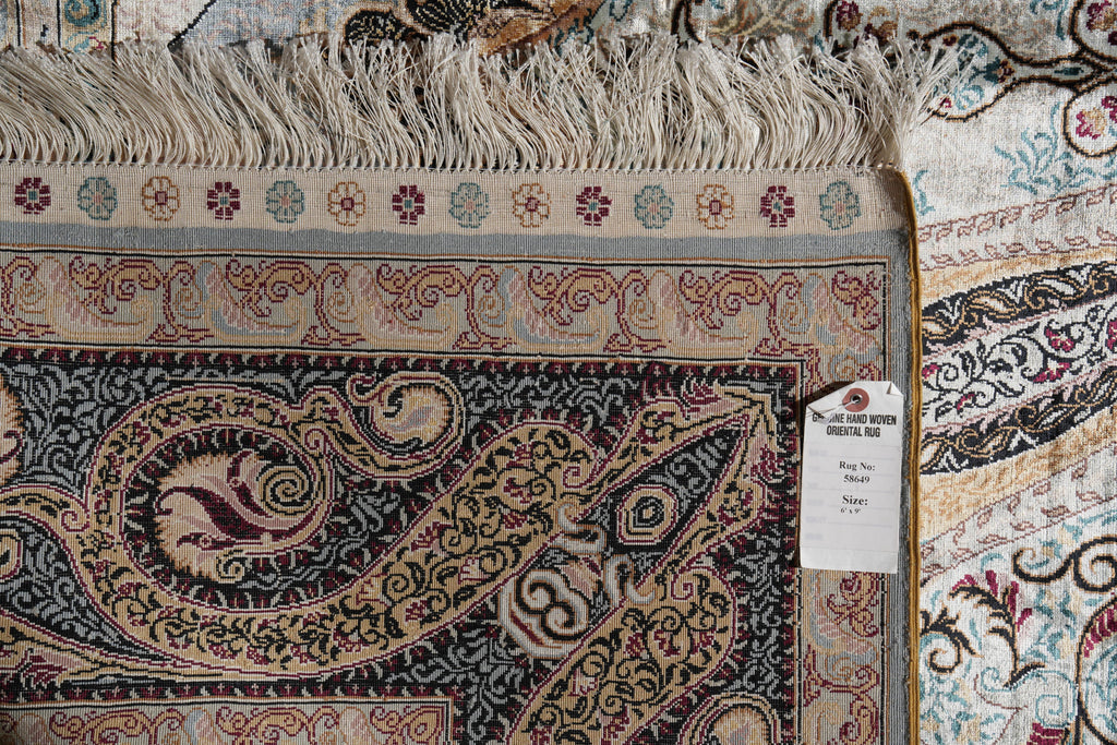 6.0 x 9.0 Stunning Silk Rug #PIX-58649