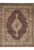 Load image into Gallery viewer, 8.2 x 10 Quality Handmade Wool and Silk Tabriz Mahi Rug Pomegranate Red #F-4473