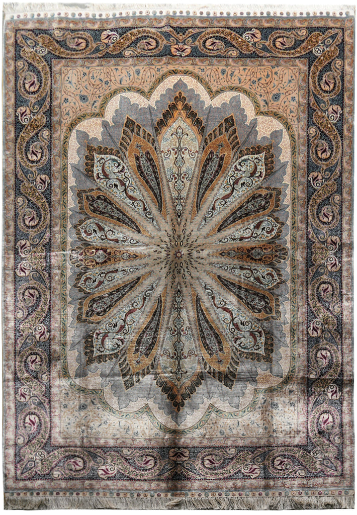 6.0 x 9.0 Stunning Silk Rug #PIX-58649