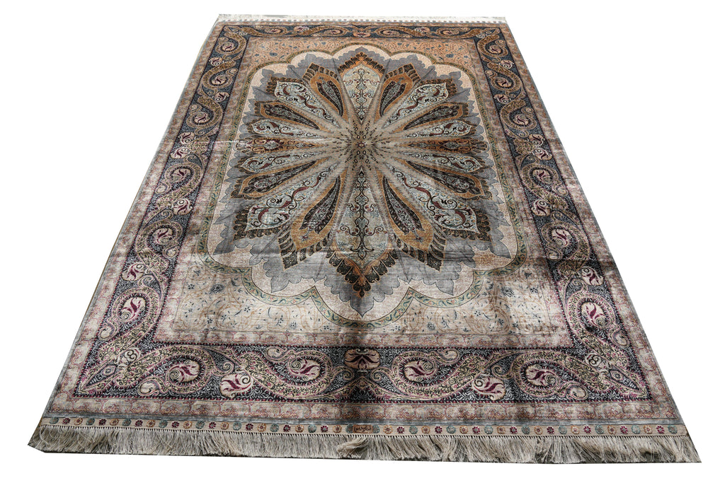 6.0 x 9.0 Stunning Silk Rug #PIX-58649