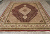 Load image into Gallery viewer, 8.2 x 10 Quality Handmade Wool and Silk Tabriz Mahi Rug Pomegranate Red #F-4473