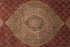 Load image into Gallery viewer, 8 x 9.10 High Quality Wool And Silk Dense Weave Tabriz Mahi Rug Ruby Red #F-4474