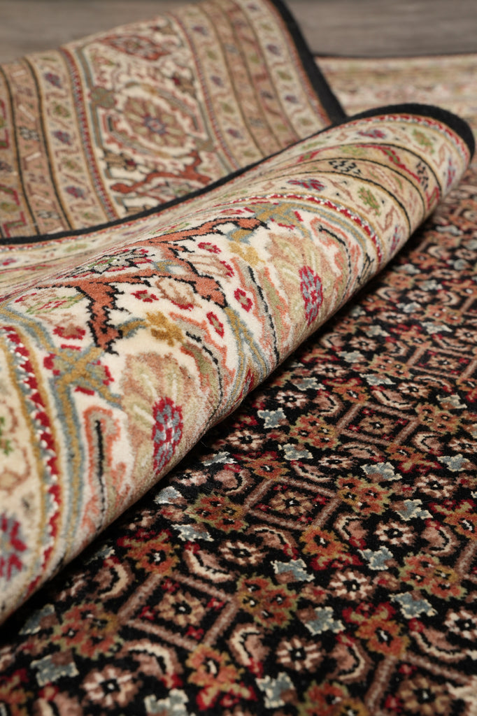 8.2 x 10.2 Tabriz Mahi Handmade Wool And Silk Quality Rug #F-4475