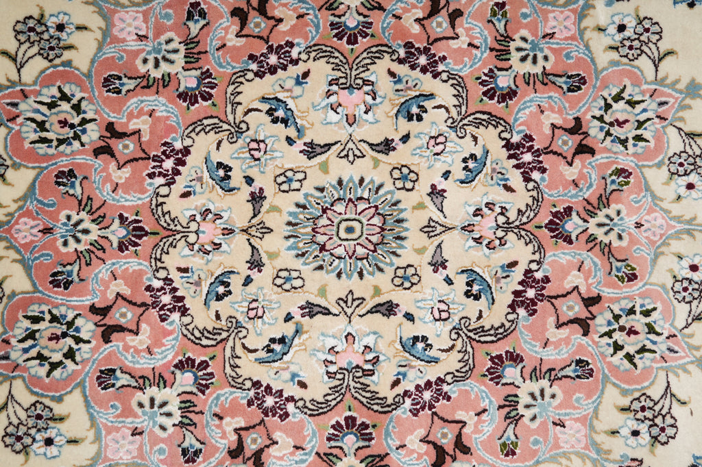 13 x 19.6 Authentic Persian high Quality Wool and Silk Tabriz Rug 400 KPSI Iran #PIX-771