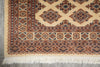 Load image into Gallery viewer, 4 x 6 Jaldar Bokhara Rug Geormetric Soft Natural Wool Hand-Knotted #B-78166