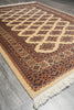 Load image into Gallery viewer, 4 x 6 Jaldar Bokhara Rug Geormetric Soft Natural Wool Hand-Knotted #B-78166
