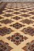 Load image into Gallery viewer, 4 x 6 Jaldar Bokhara Rug Geormetric Soft Natural Wool Hand-Knotted #B-78166