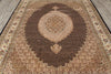 Load image into Gallery viewer, 8 x 10.2 Black Tabriz Mahi Quality Handmade Rug #F-4476